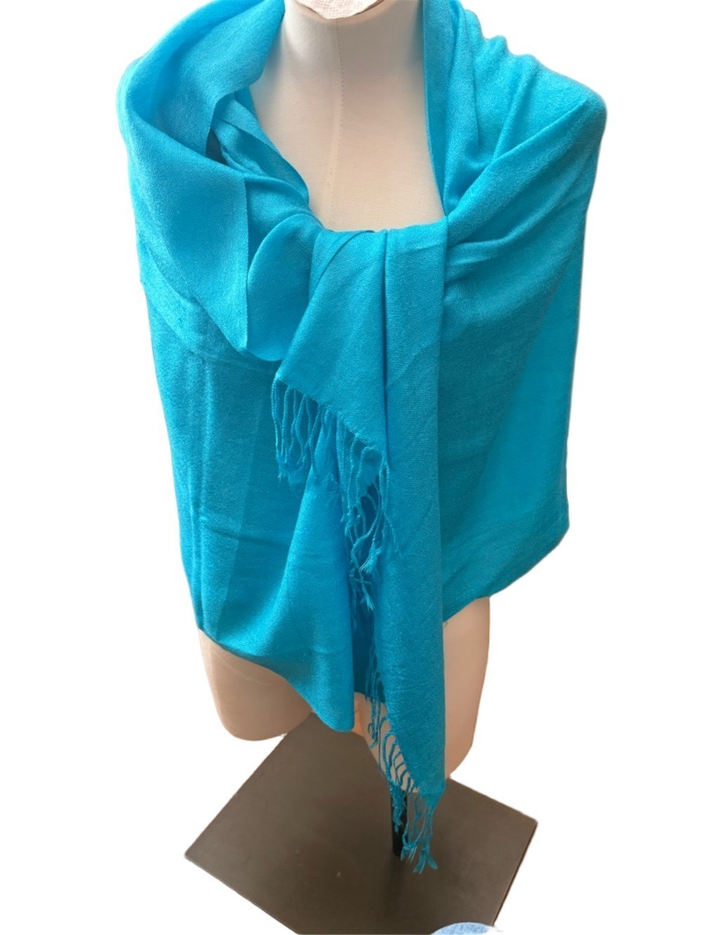Pashmina Turquoise Cashmere Wrap/Scarf